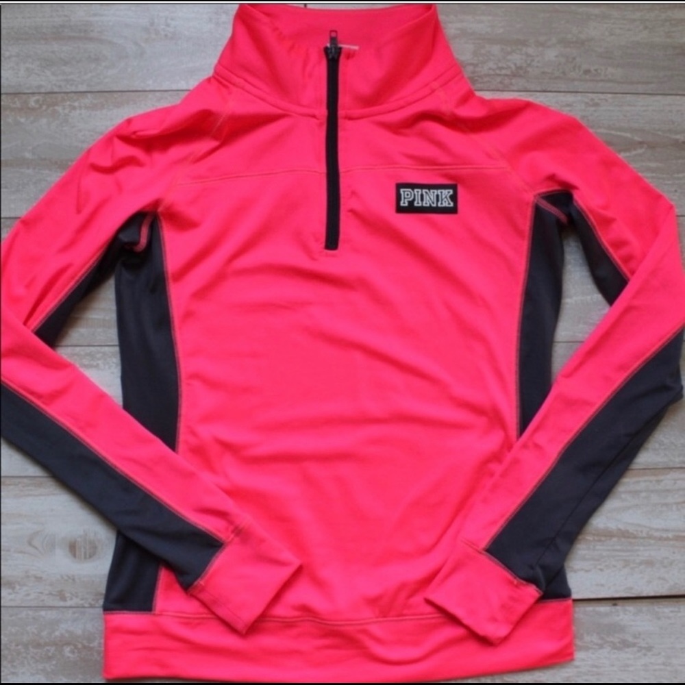 Vs pink pullover quarter zip ultimate